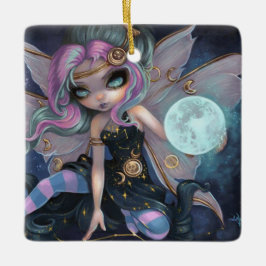 Onyx Moonshadow Ceramic Ornament