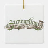 Onyx Moonshadow Keramische Versiering Keramisch Ornament (Achterkant)