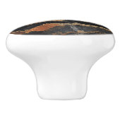 Onyx Natural Gem Pattern Keramische Knop (Zijkant)