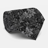 Onyx Ornate Botanisch Stropdas (Opgerold)