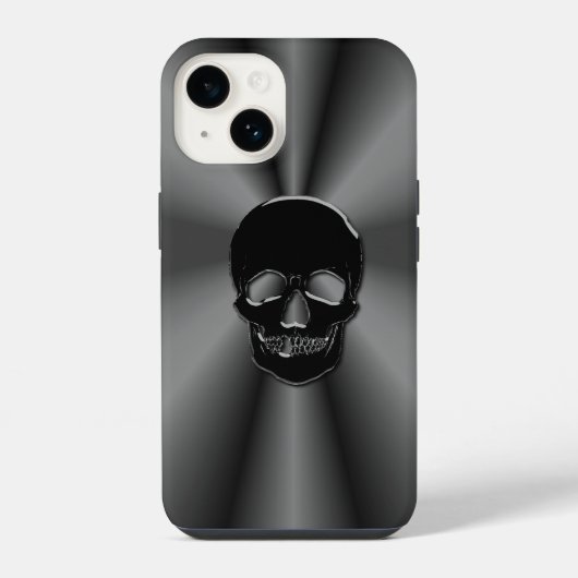 Onyx Schedel iPhone Hoesje (Achterkant)