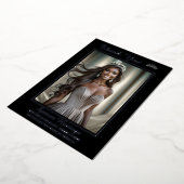 Onyx Shine Folie bedrukt Dank u kaart (Gedraaid)