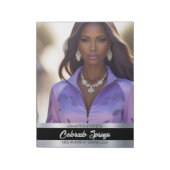 Onyx Shine Large Photo Pageant Autograph Notitiebl Notitieblok (Linkerzijde)