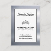 Onyx Shine Pageant Foto Visitekaartje (Achterkant)