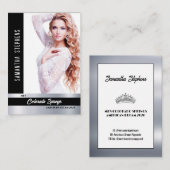 Onyx Shine Pageant Foto Visitekaartje (Voorkant / Achterkant)
