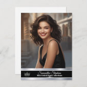 Onyx Shine Pageant Promo Briefkaart (Voorkant / Achterkant)