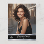 Onyx Shine Pageant Promo Briefkaart (Voorkant)