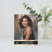 Onyx Shine Pageant Promo Briefkaart (Staand voorkant)