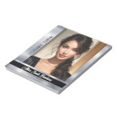 Onyx Shine Pageant Titleholder Notitieblok (Linkerzijde)