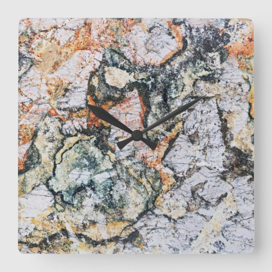 Onyx Stone Pattern Acrylic Wall klok (Voorkant)