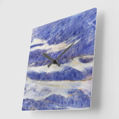 Onyx Stone Pattern Acrylic Wall klok (Hoek)