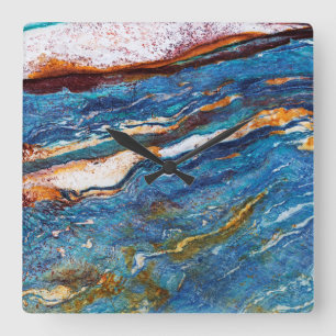 Onyx Stone Pattern Acrylic Wall klok