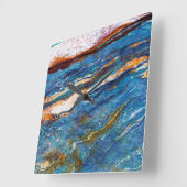 Onyx Stone Pattern Acrylic Wall klok (Hoek)
