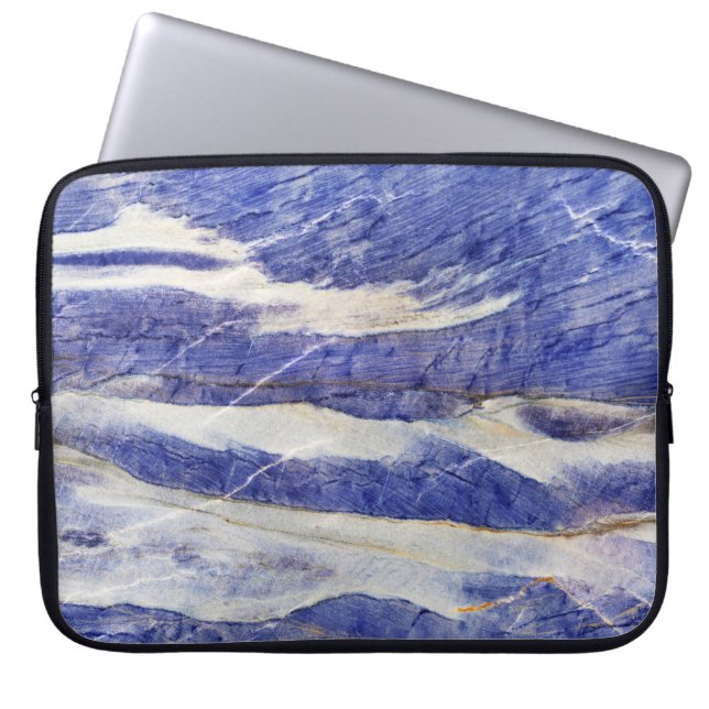 Onyx Stone Pattern-laptophoes Laptop Sleeve (Voorkant)