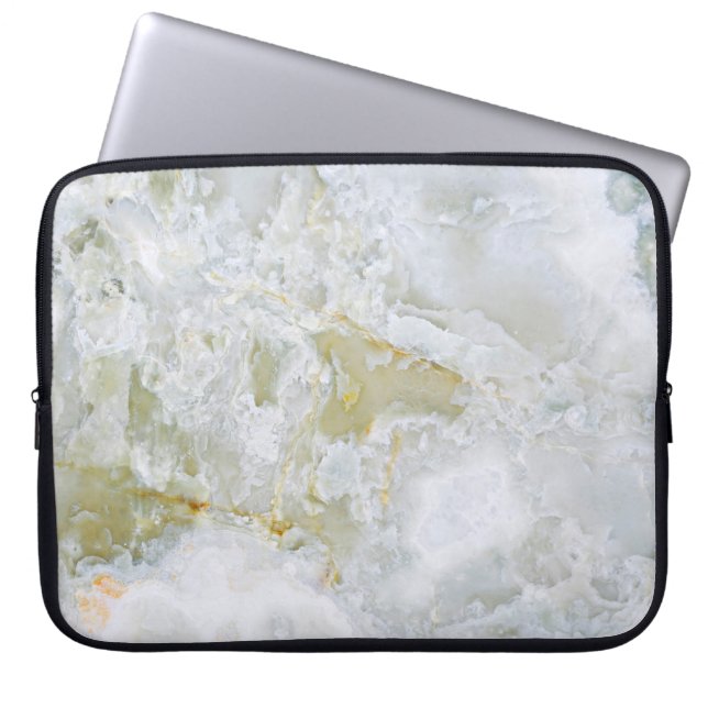 Onyx Stone Pattern-laptophoes Laptop Sleeve (Voorkant)