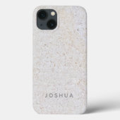 Onyx Stone Phone/iPad Case Custom Name (Achterkant)