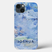 Onyx Stone Phone/iPad Case Custom Name (Achterkant)