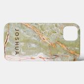 Onyx Stone Phone/iPad Case Custom Name (Achterkant (horizontaal))