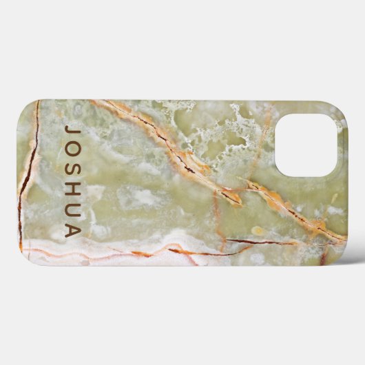 Onyx Stone Phone/iPad Case Custom Name (Achterkant (horizontaal))