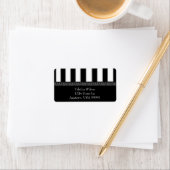 Onyx Stripe-adreslabel Etiket (Insitu)