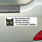 ONYXface1, haatTRADEMARK exemplaar, einde dit te l Bumpersticker (Op auto)