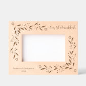 Onze 1e Chanoeka - gepersonaliseerde gegraveerde L Lijstjes (Voorkant)