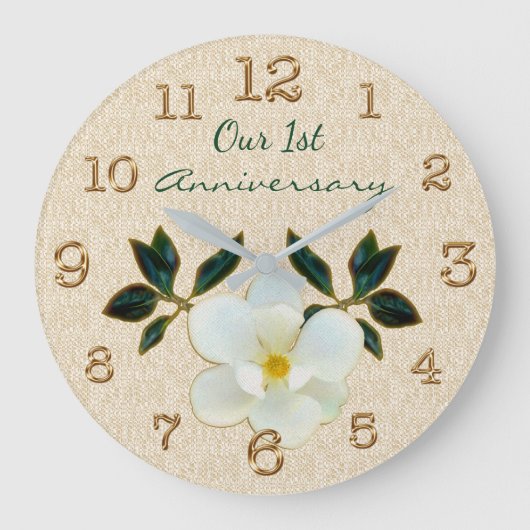 Onze 1e Jubileum Klok of JOUW TEKST of schrap (Voorkant)