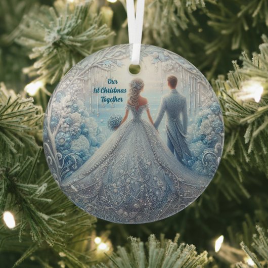 Onze 1e kerst samen Ornament Custom (Insitu)