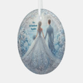 Onze 1e kerst samen Ornament Custom (Voorkant links)