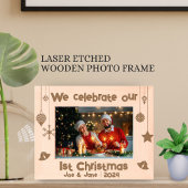 Onze 1e Kerstviering Gepersonaliseerde Geschenken Gegraveerde Lijstjes