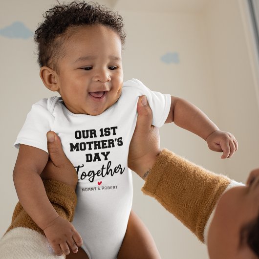 Onze 1e Moederdag Samen Baby Body Romper