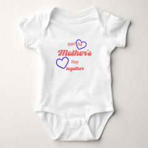 Onze 1e Moederdag Samen Matching Romper