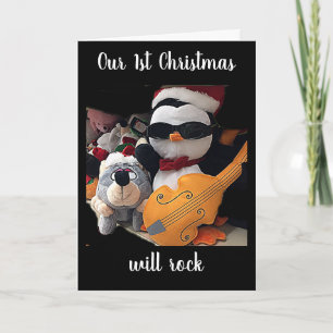 ONZE ***1ste CHRISTMAS**** ZAL DE PENQUINE VAN ROC Feestdagen Kaart