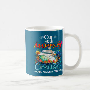Onze 40ste verjaardag cruise echtgenoot echtgenote koffiemok