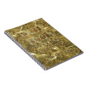 Onze 50e bruiloft Jubileum Gastboekgoud Notitieboek (Rechterzijde)