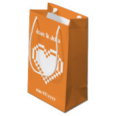 Onze 8-Bit Harten in Sinaasappel Cadeautas (Achterkant Gekanteld)
