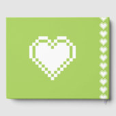 Onze 8-bits harten in het Peridot Guest Book Gastenboek (Achterkant)