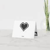 Onze 8-bits harten in het zwart, bedankt (Achterkant)