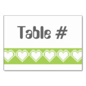 Onze 8-bits harten in Peridot Table Kaart (Achterkant)