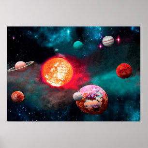 ONZE AARDE EN ZIJN BUURLANDEN POSTER