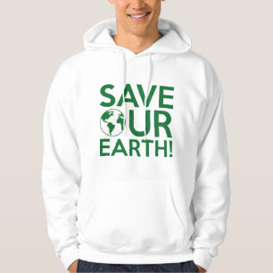 Onze aarde redden hoodie