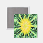 Onze Abstracte zon.... Magneet (Voorkant / Achterkant)