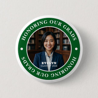Onze afgestudeerden eren 20XX | Afstudeerfoto Ronde Button 5,7 Cm