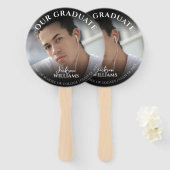 Onze Afstuderen | Dag van het Afstuderen Handwaaier (Voorkant en achterkant)