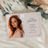 Onze Afstuderen | Folie Afstuderen Foto aankondigi Folie Uitnodiging