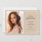 Onze Afstuderen | Foto-Afstuderen Aankondiging (Voorkant)