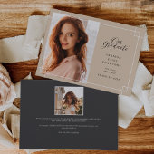 Onze Afstuderen | Foto-Afstuderen Aankondiging