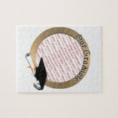 Onze Afstuderen Graduation Cap w / Gold Lijst Legpuzzel (Horizontaal)