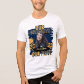 Onze Afstuderen onze trotse aangepaste familie Afs Tri-Blend Shirt (Voorkant)