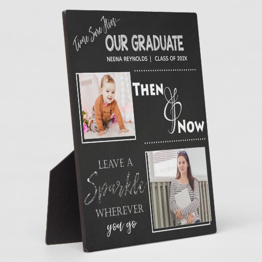 Onze Afstuderen toen & nu 2024 Afstuderen Foto Fotoplaat (Zijkant)